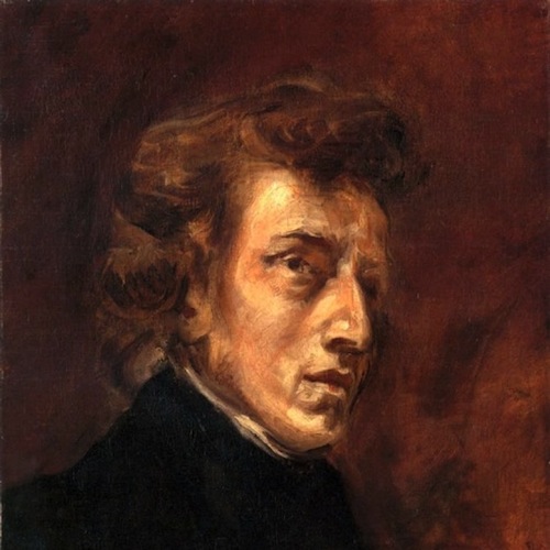Frederic Chopin. Painting by Eugene Delacroix.