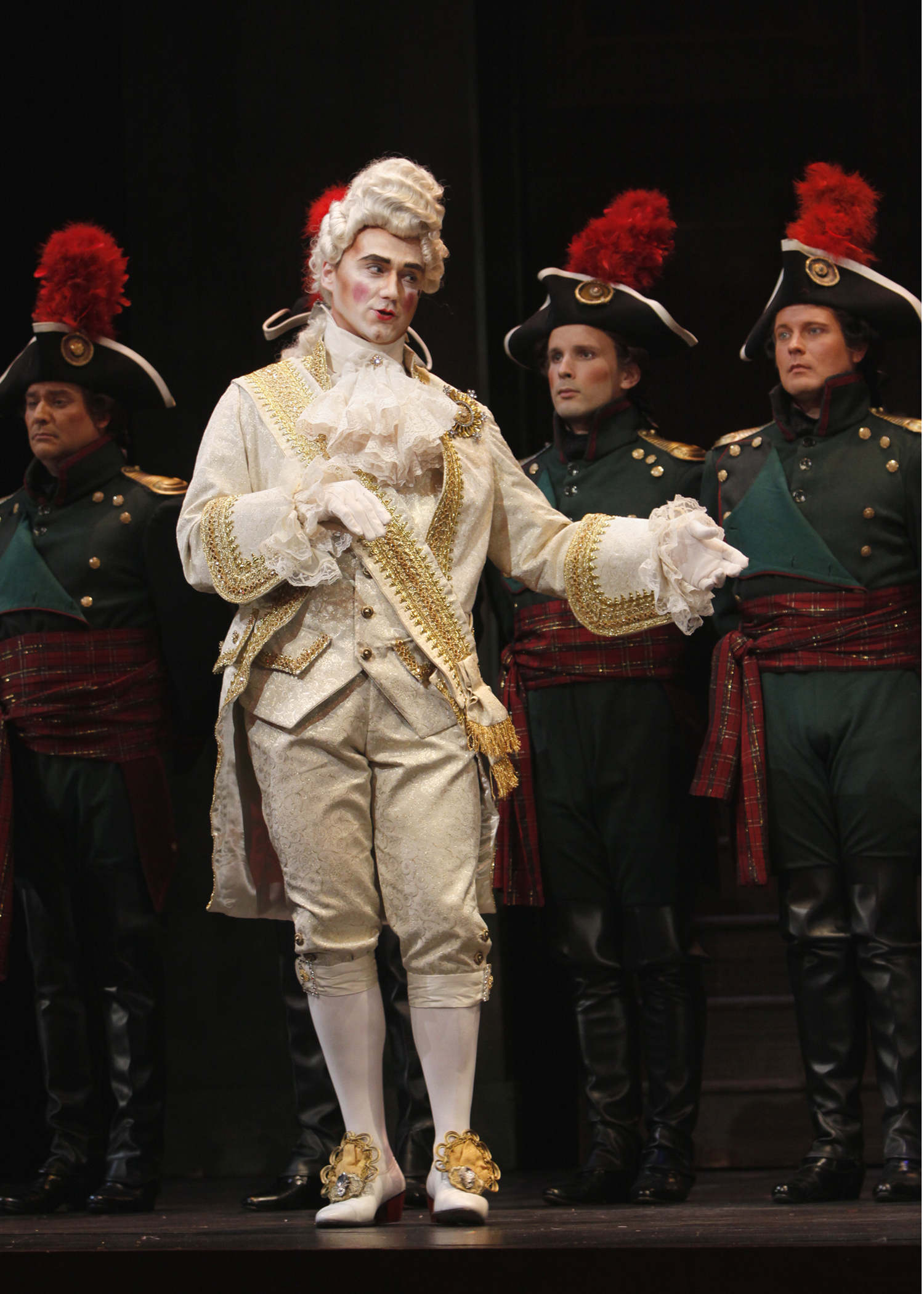 Marian Pop masquerades as the prince in "La Cenerentola." Photo by Deborah Gray Mitchell.