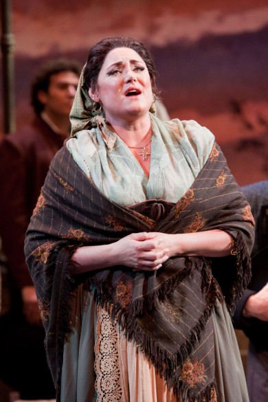 Kara Shay Thomson as Santuzza in Mascagni's "Cavalleria Rusticana."