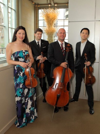 The Ehnes Quartet performs in Coral Gables September 23 for Friends of Chamber Music.