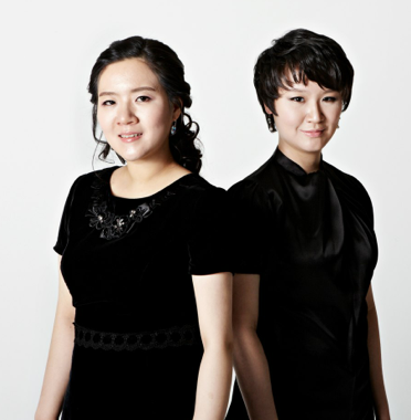Duo Yoo & KIm performed Sunday for the Dranoff Foundation at Gusman Concert Hall.