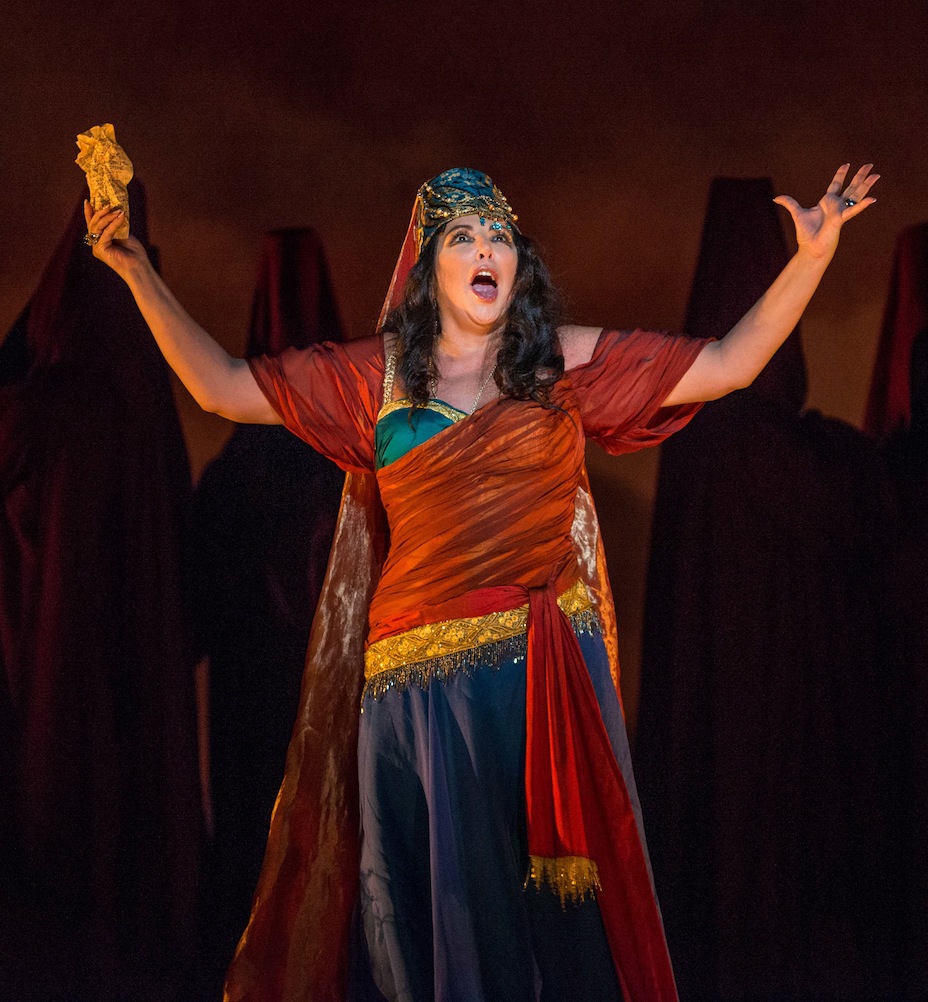 Maria Guleghina stars as Abigaille in Florida Grand Opera's production of Verdi's "Nabucco." Photo: Justin Namon