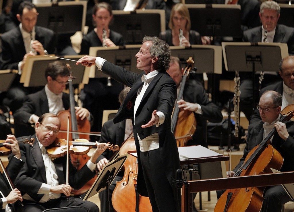 Franz Welser-Most led the Cleveland Orchestra in music of Strauss, Debussy and Stravinsky Friday night at the Arsht Center. File photo: Carl Juste 