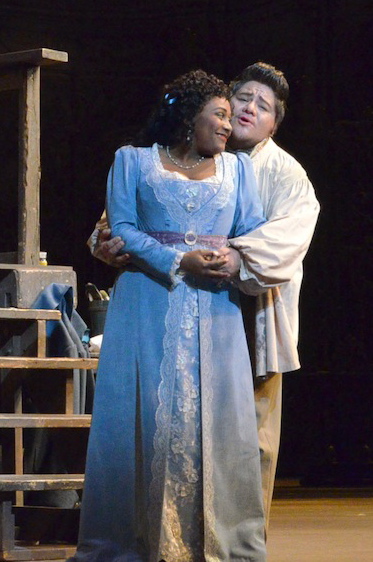 Jouvanca Jean-Baptiste and Diego Torre in FGO's "Tosca." Photo: Lorne Grandison.