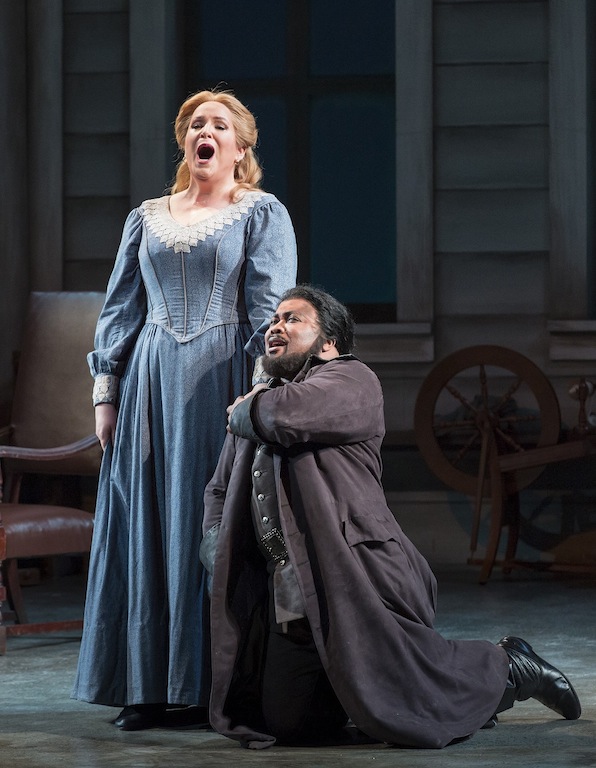 Dara Hobbs and Kevin Short in Wagner's "The Flying Dutchman" at Sarasota Opera. Photo: Rod Millington