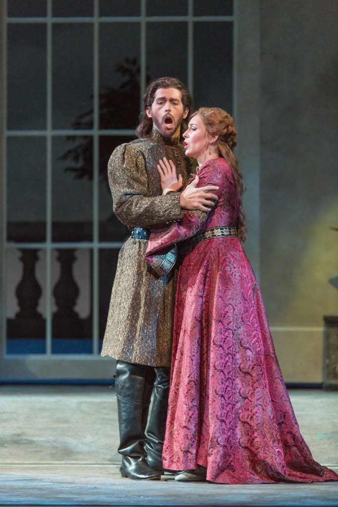 Heath Huberg and Danielle Walker in Verdi's "Jerusalem" at Sarasota Opera. Photo: Rod Millington