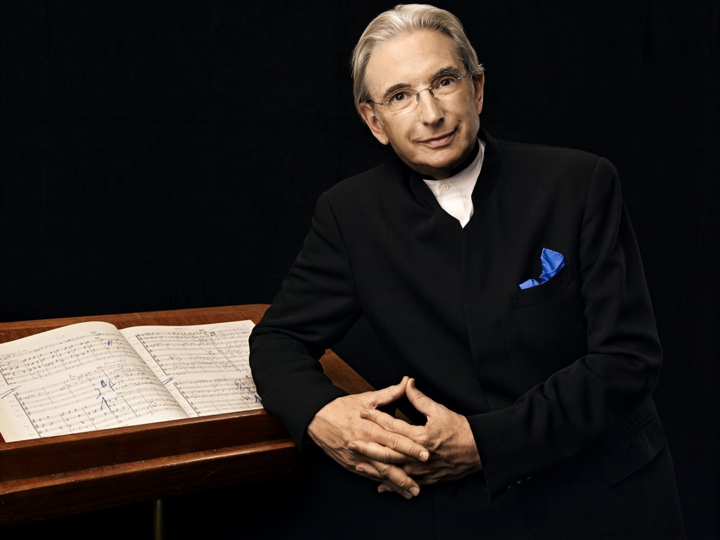 Michael Tilson Thomas conducted the New World Symphony in Mahler's Symphony No. 7 Saturday night in Miami Bach. Photo: Art Streiber