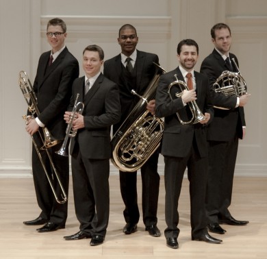 The Axiom Brass Quintet performed Sunday at Barry University in Miami Shores.