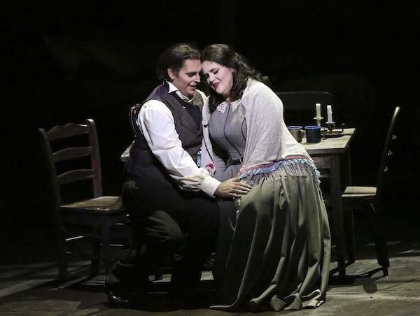 Dmitri PIttas and Keri Alkema performed in Puccini's "La Boheme" Friday night at Palm Beach Opera.