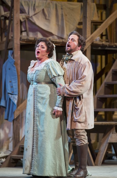 Kara Shay Thomson and Rafael Davila in Puccini's"Tosca" at Sarasota Opera. Photo: Rod Millington