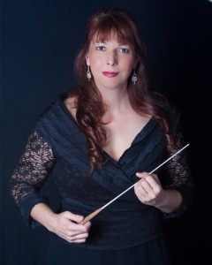 Elaine Rinaldi conducted Orchestra Miami Sunday at the Scottish Rite Temple.