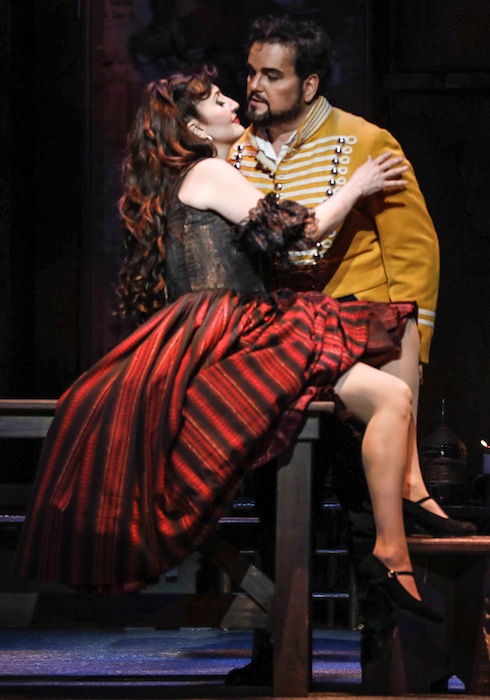María José Montiel and Rafael Davila star in Bizet's "Carmen" at Florida Grand Opera. Photo: Daniel Azoulay 