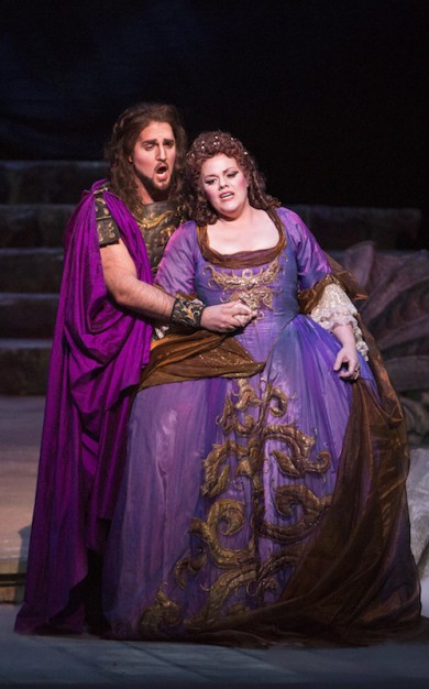Brian Jagde and Wendy Bryn Harmer in "Ariadne auf Naxos" at Palm Beach Opera.