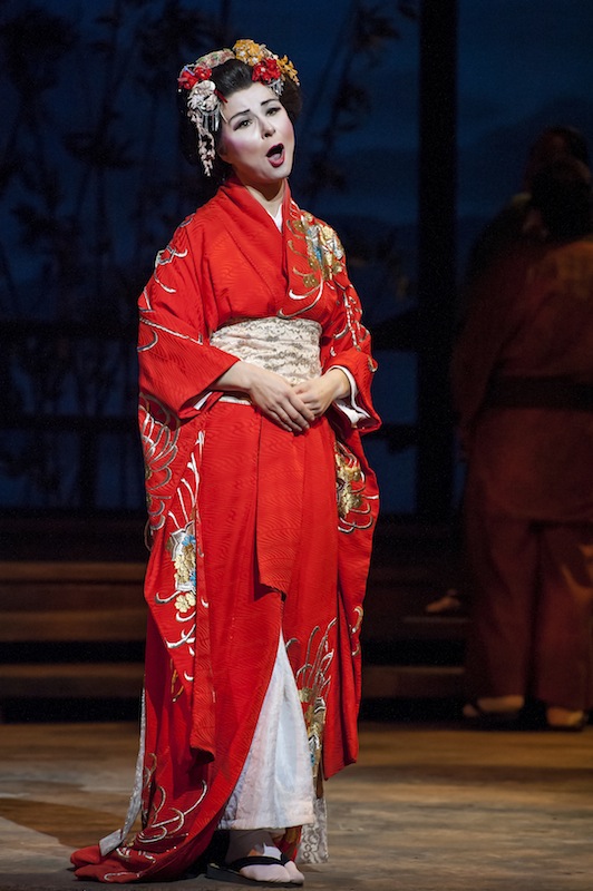 Inna Los sang the title role in Palm Beach Opera's "Madama Butterfly" Friday night at the Kravis Center in West Palm Beach. File photo: John Grigaitis / Michigan Opera Theatre