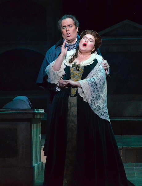 Jonathan Burton and Alexandra LoBianco star in the second cast of FGO's "A Masked Ball." Photo: Lorne Grandison