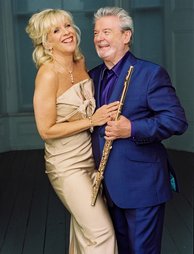 Sir James Galway and Lady Jeanne Galway performed with THomas Sleeper and the Frost Symphony Orchestra Friday night at the Arsht Center.
