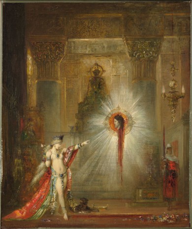 "The Apparition" by Gustave Moreau, 1875.
