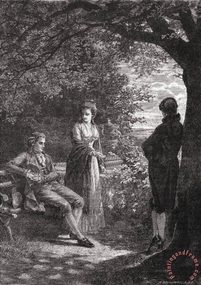 Goethe: Werther Painting; Goethe: Werther Art Print for sale