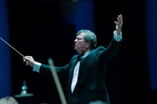Gerard Schwarz conducetd the Palm Beah Symphony at the Kravis Center in April.