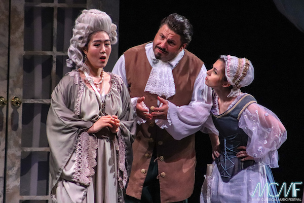 ssyyad Sara law in Mozart's "The Marriage of Figaro at the Miami Music Festival. Photo: Angelica Perez